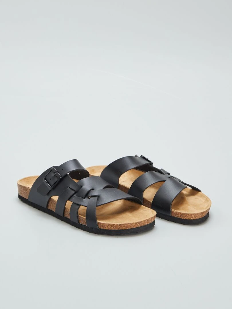Mules unies noir