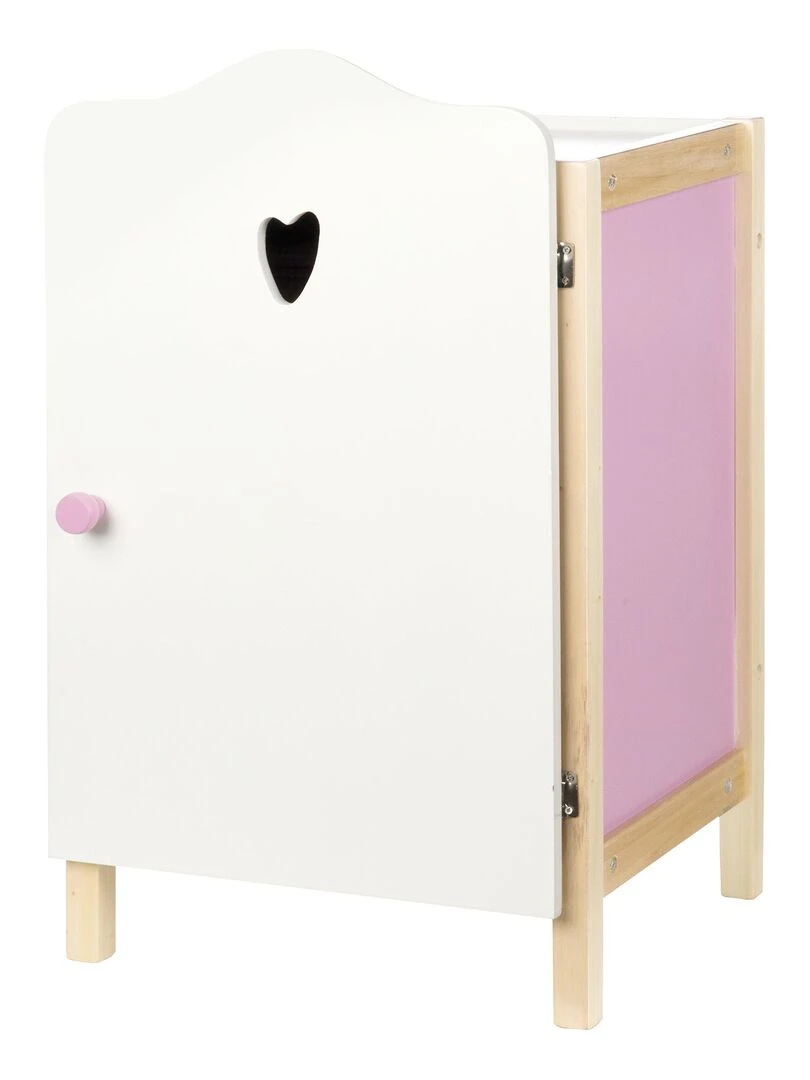 ROBA Armoire Poupée "Scarlett" avec Tringle à Vêtements et Étagère   Dès 3 Ans   Lilas/Blanc   N/A