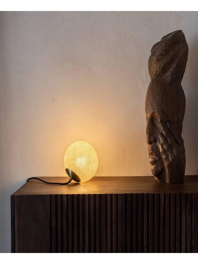 Suspension Nomade Apapa Laiton Beige