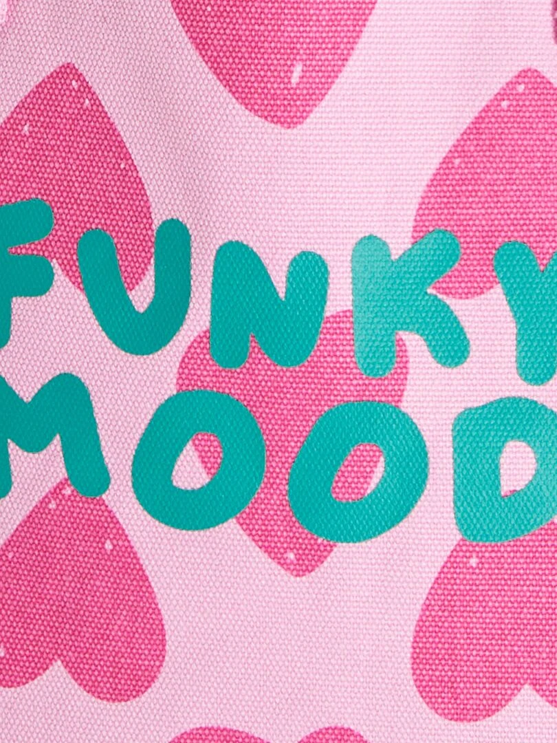 Sac cabas en toile   Rose foncée