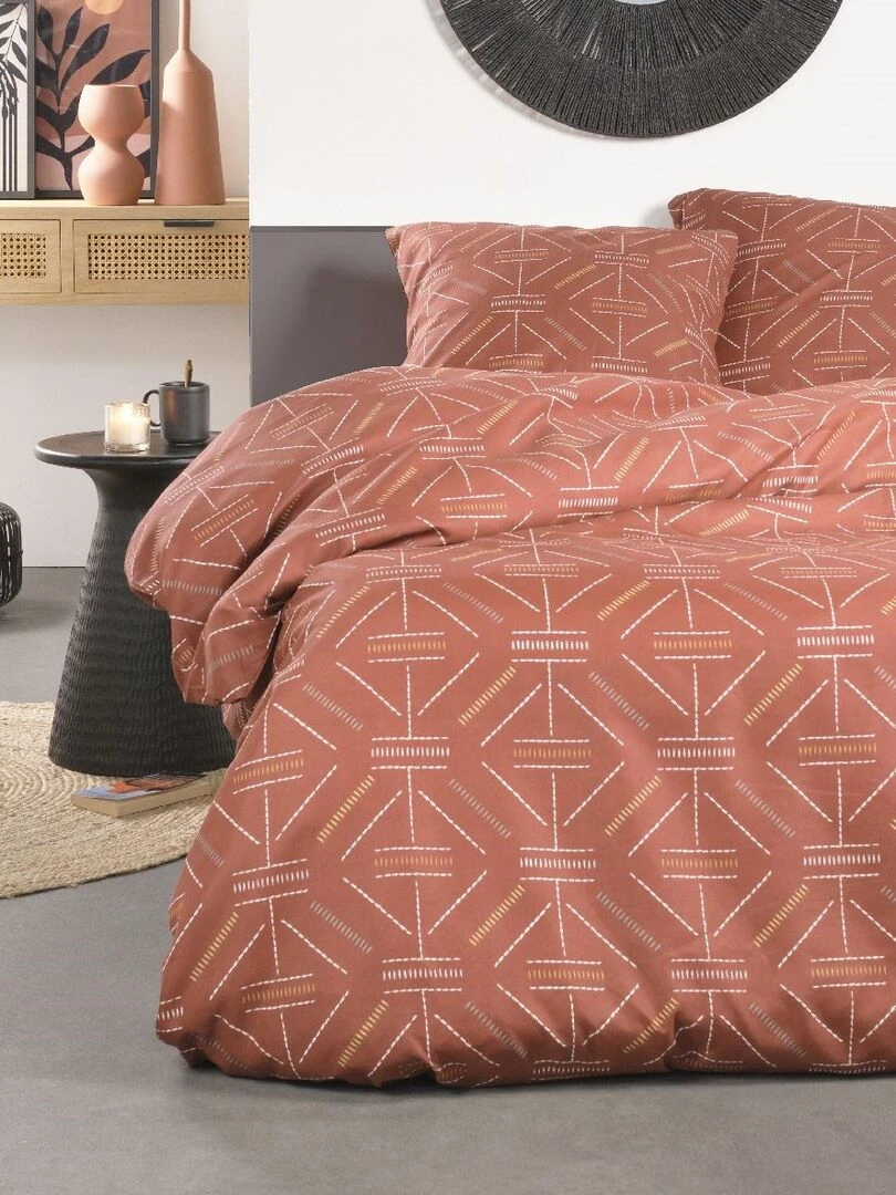 Parure de lit 'CRAZY AIME' 'TODAY' Marron