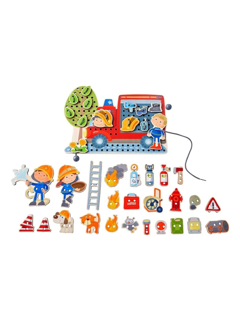 Jeu De Laçage Pompiers En Intervention N/A