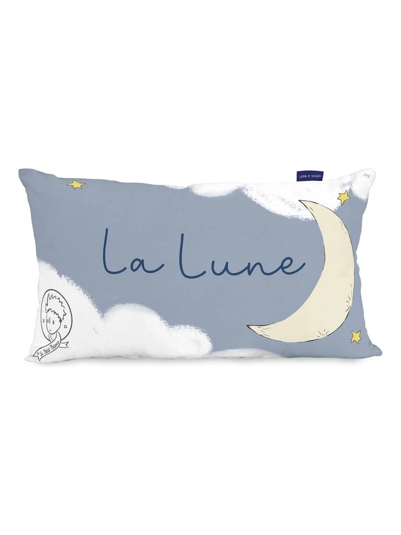 Housse de coussin La lune "Happyfriday"   Blanc