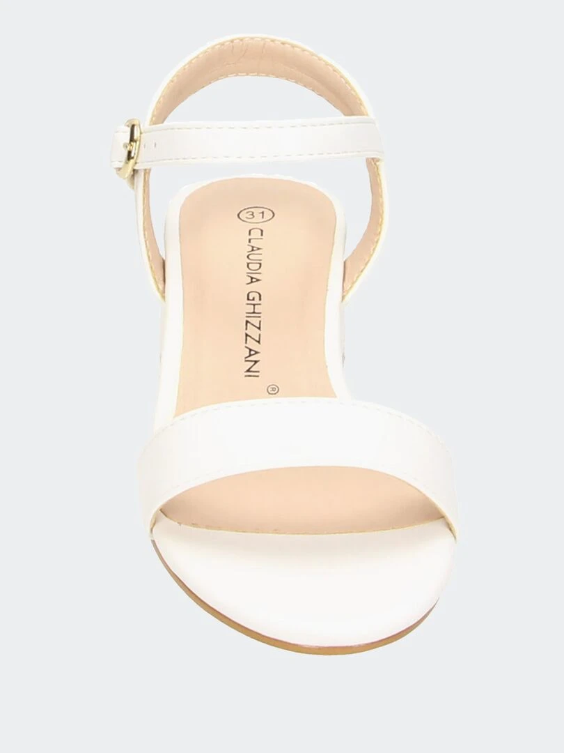 Sandales à talons   Blanc