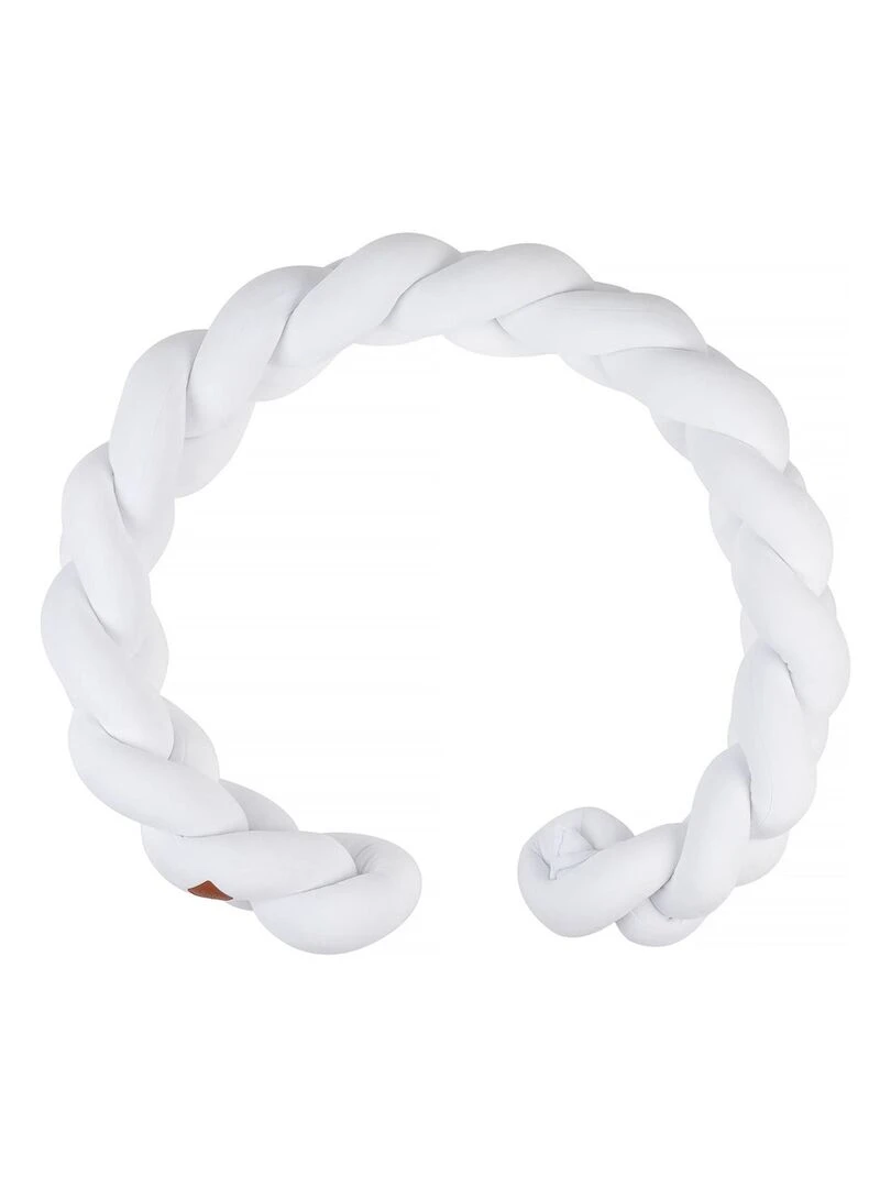 Tresse de lit bébé universelle VELOURS Blanc