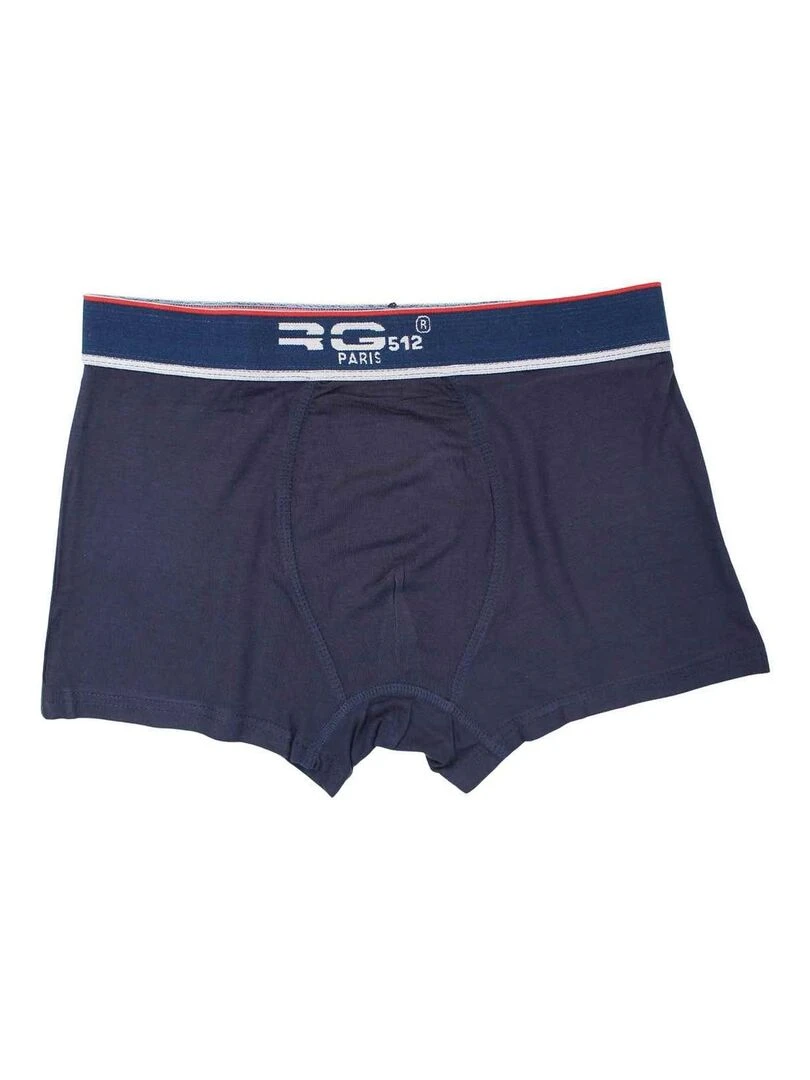 RG512 Sous vetement homme imprimé logo en coton Bleu marine