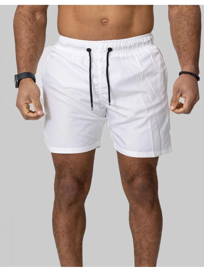 Short de bain Kebello Blanc Blanc