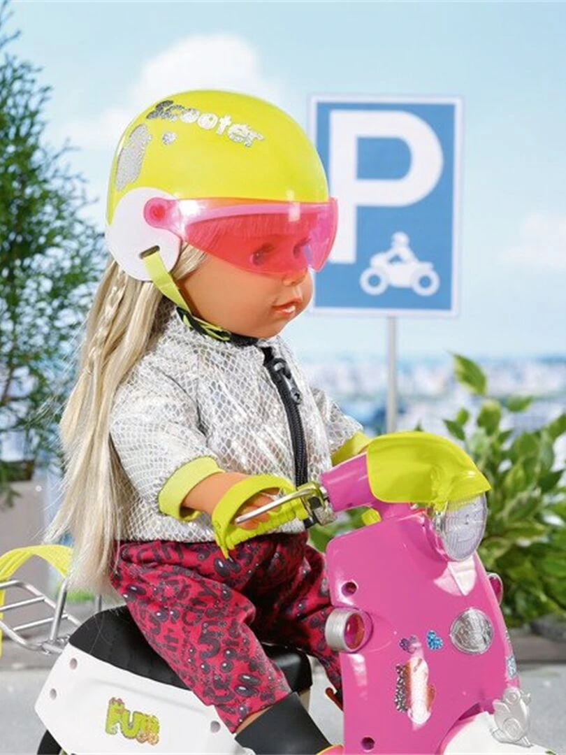Baby born City Deluxe Casque pour Scooter N/A