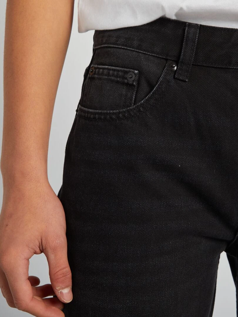 Jean droit   Noir