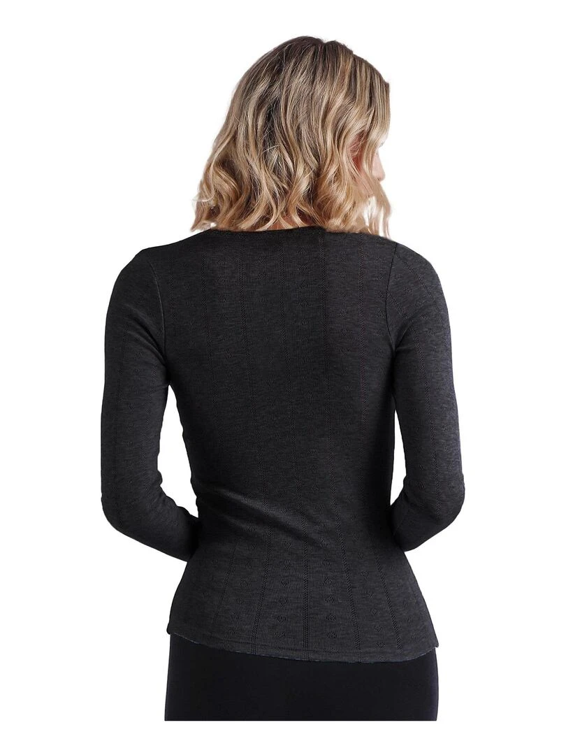 Top manches longues Desagujado Noir