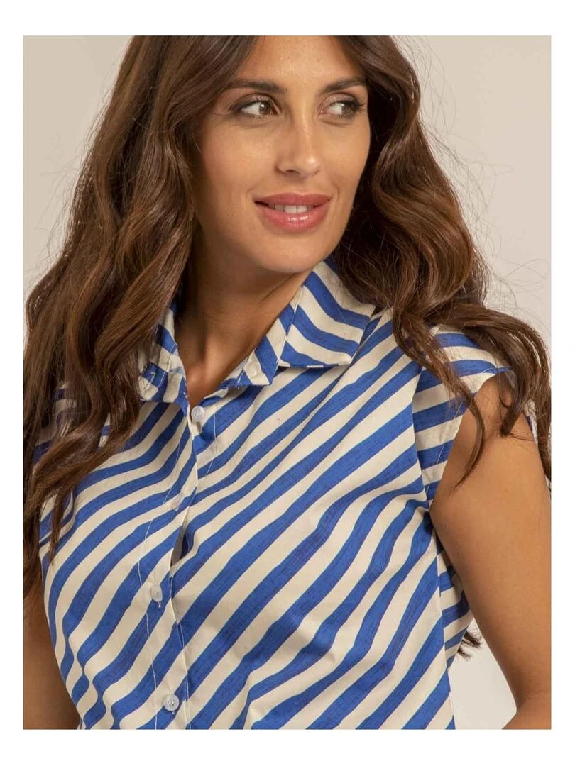 Chemise sans manches OMANIE   Bleu