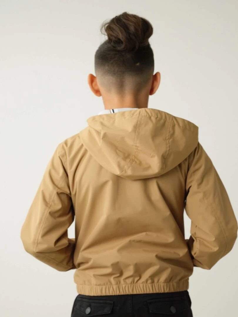Blouson pour garçon 100 'Deeluxe'   Marron caramel