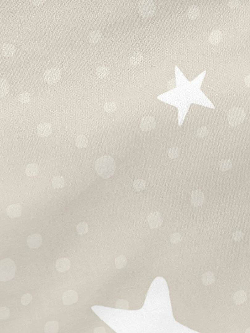 Taie d'oreiller Little star "Happyfriday" Beige