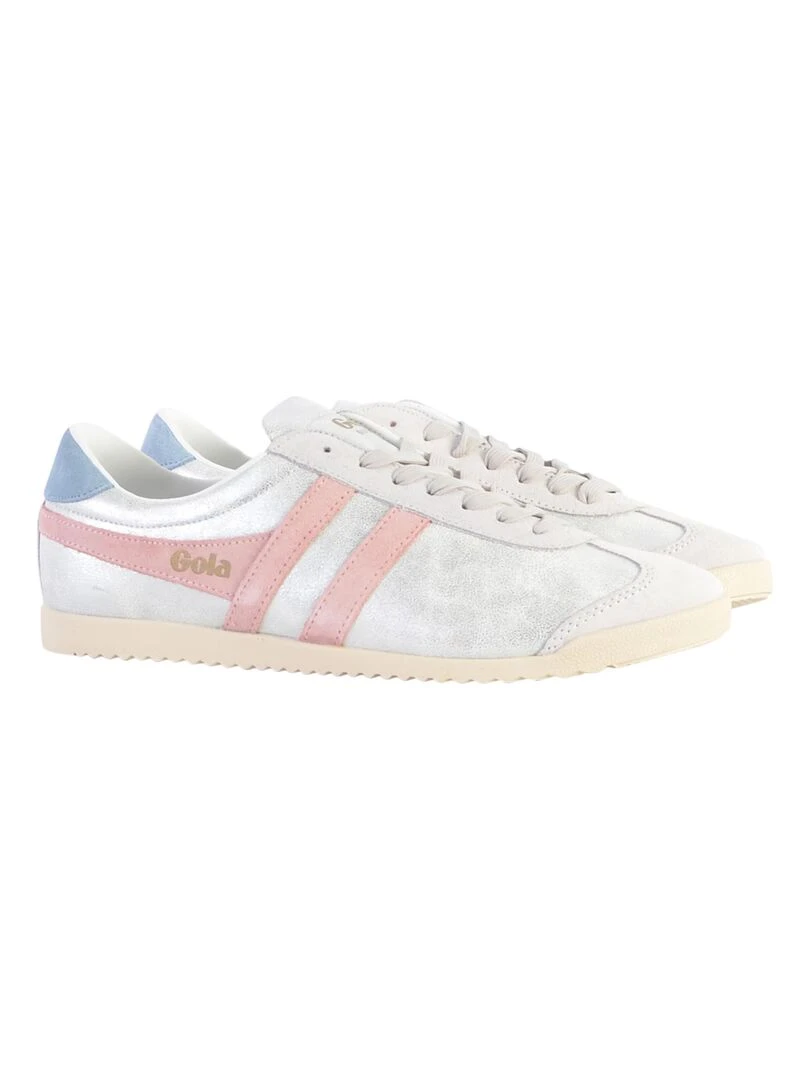 Basket Cuir Gola Bullet Blaze   Blanc