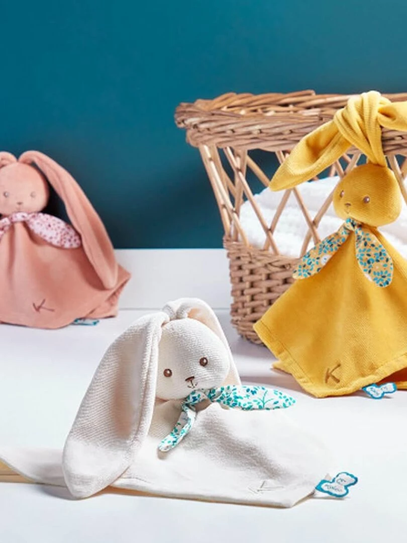 Doudou plat Lapinoo ocre   N/A