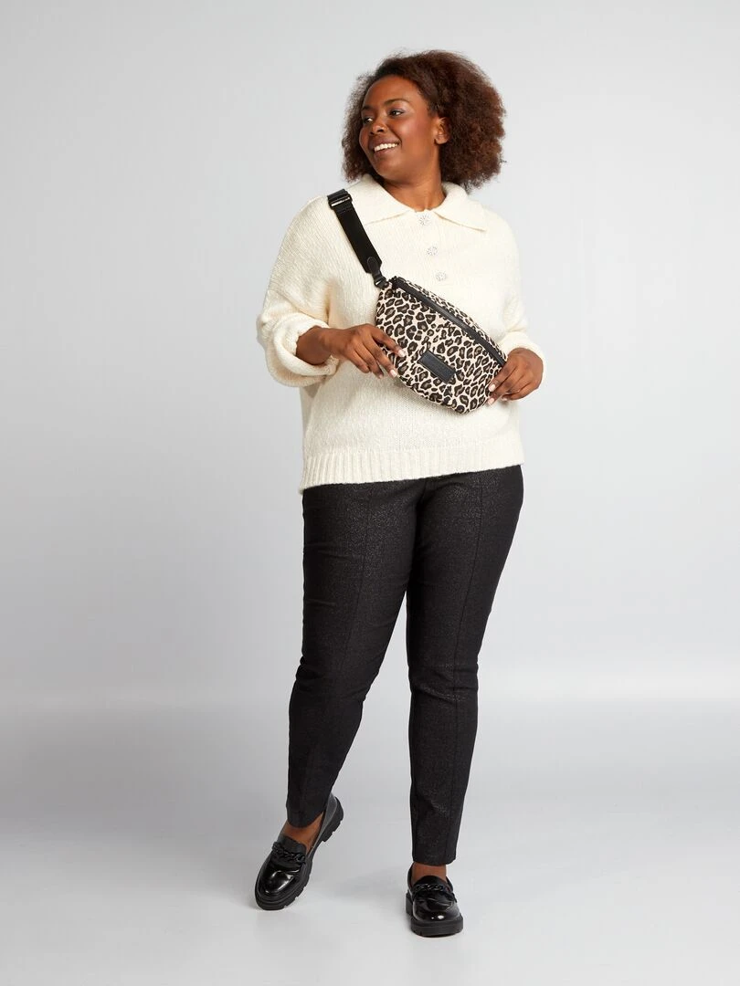 Pull en maille épaisse Beige