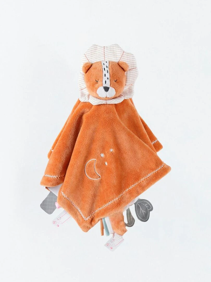 Doudou jour & nuit Babou caramel/écru Blanc