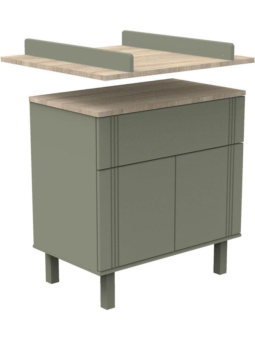 Dispositif à langer pour commode SAUTHON Vert