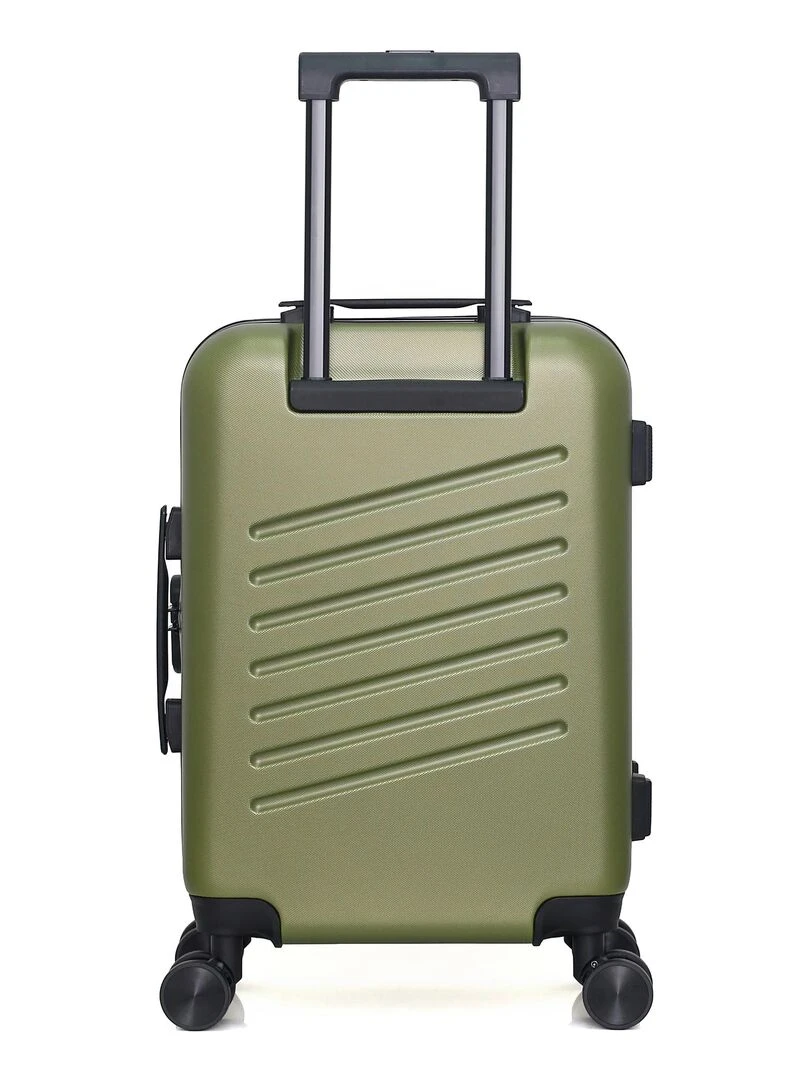 SWISS KOPPER   VALISE CABINE ABS ZURICH 4 ROUES 55 CM   Vert kaki