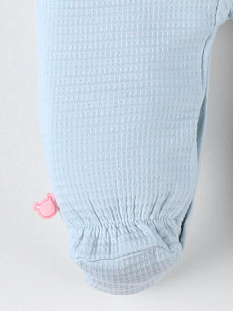 Pyjama dors bien en jersey bio    Noukie's   Bleu turquoise