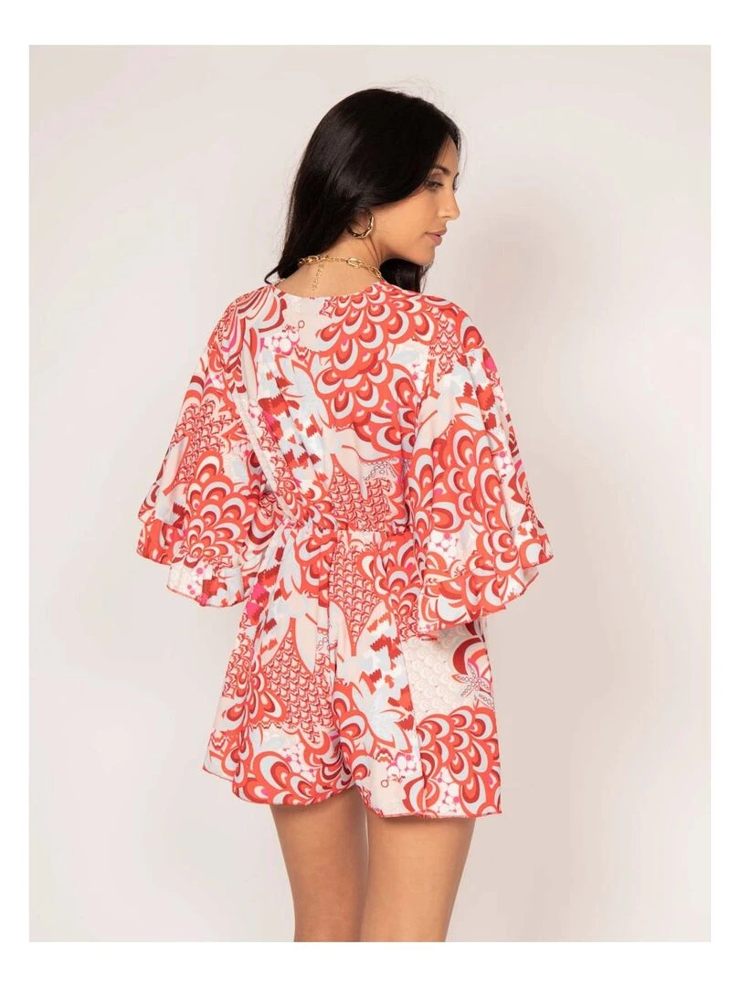 Combi short motifs XOTIS Rouge