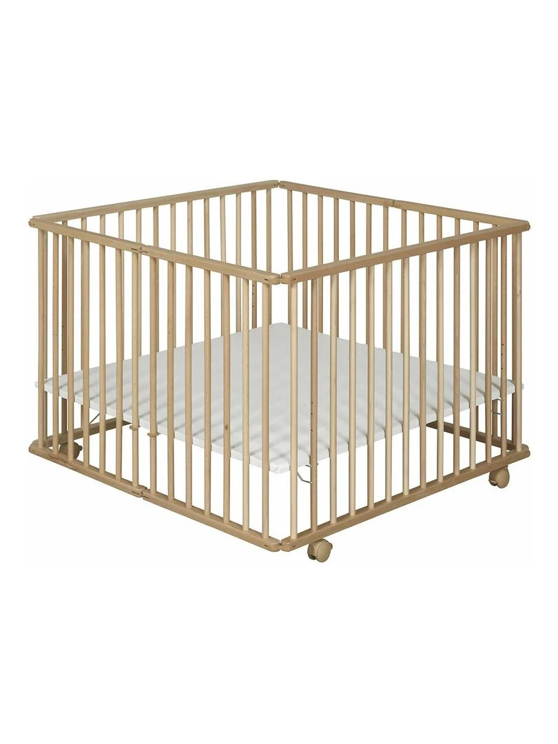 Parc bébé pliant carré Helio AKITEN RETAIL Marron