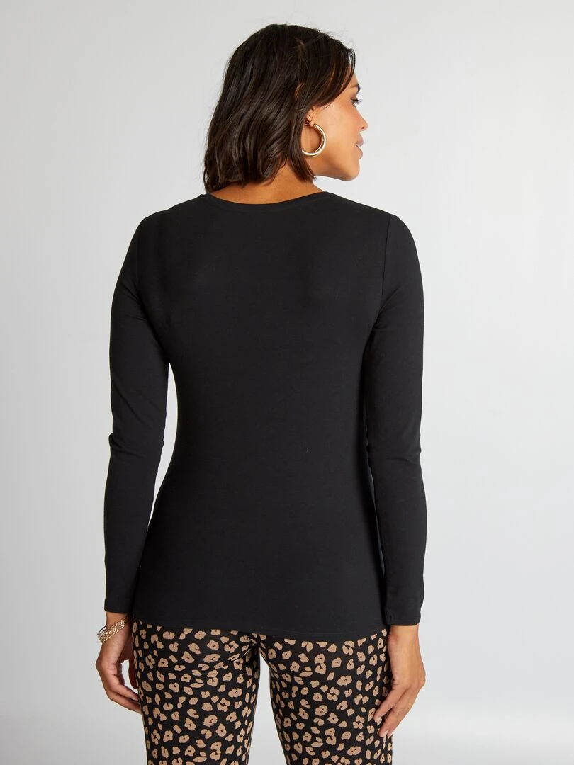 T shirt grossesse et allaitement   noir