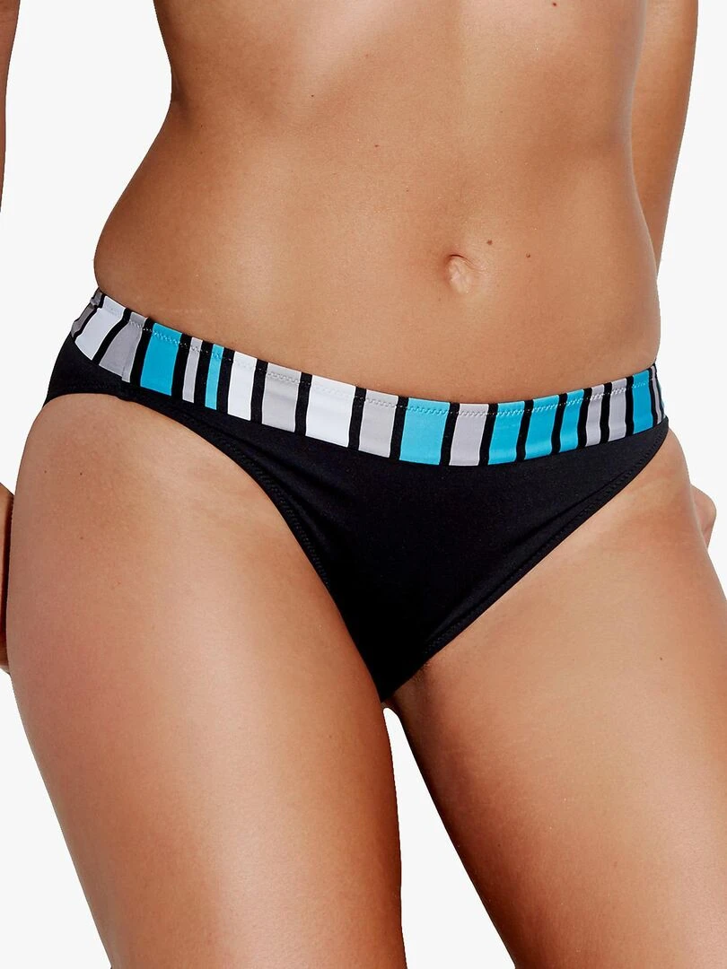 Bas maillot de bain Geometrica Noir