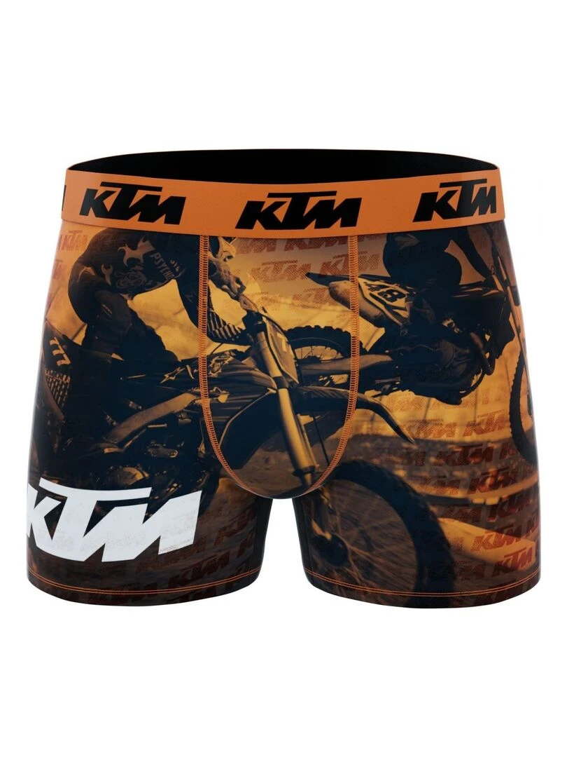 Lot de 4 boxers garçon Ktm Imprimé Ktm   Noir
