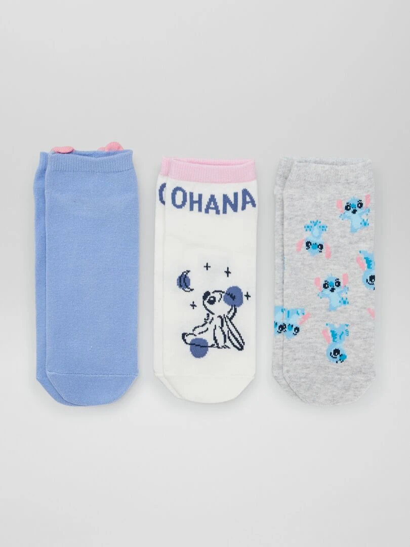 Lot de socquettes 'Disney' 3 paires Bleu