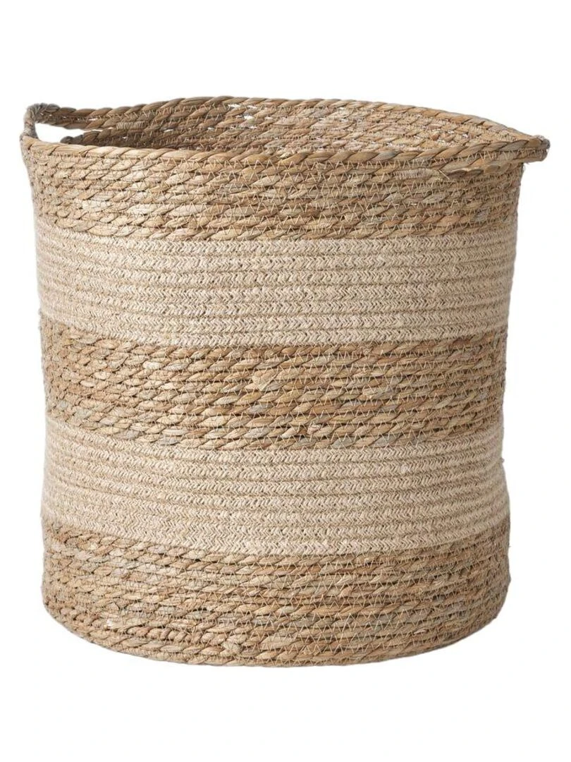 Panier de rangement rond FRENCH PORT Beige