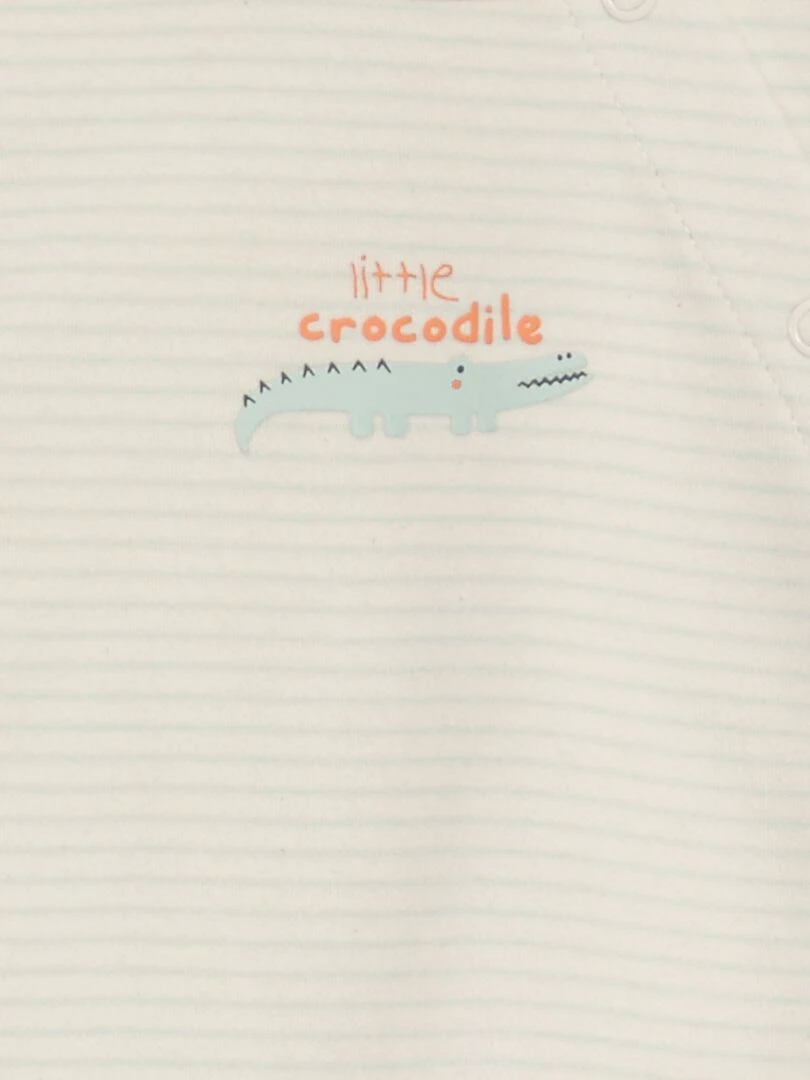 T shirt à volants   Blanc cerise