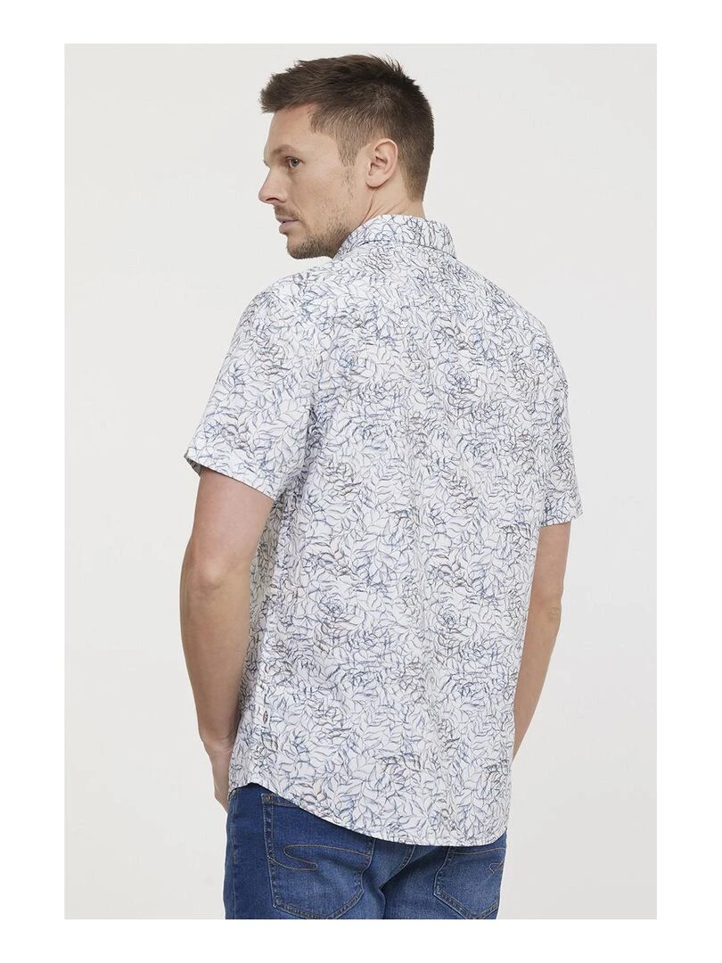 Lee Cooper   Chemise manches courtes coton regular DULO   Bleu marine