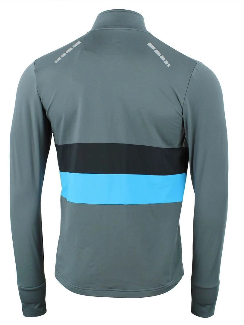 Top technique zippé homme CESPEED PEAK MOUNTAIN Gris