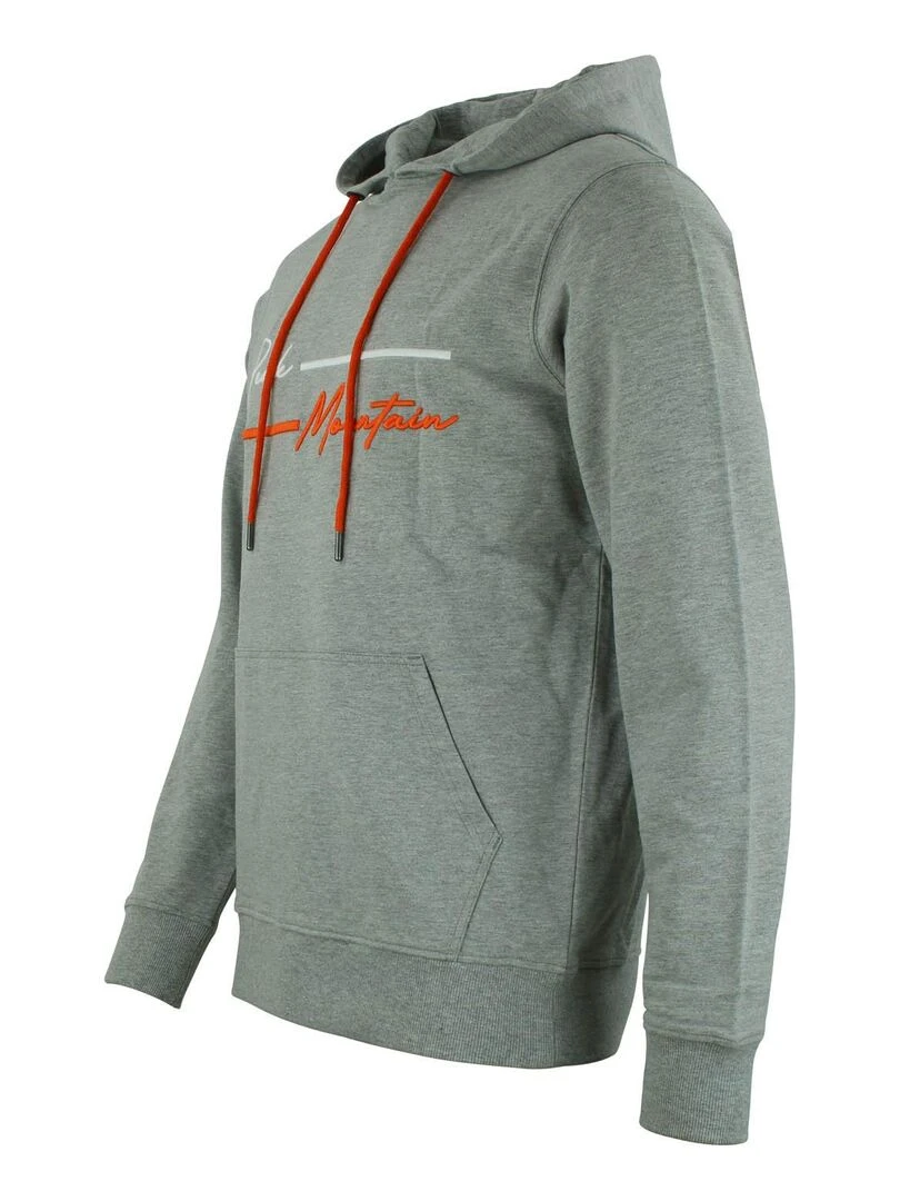 Sweat à capuche homme CODEK   PEAK MOUNTAIN   Gris