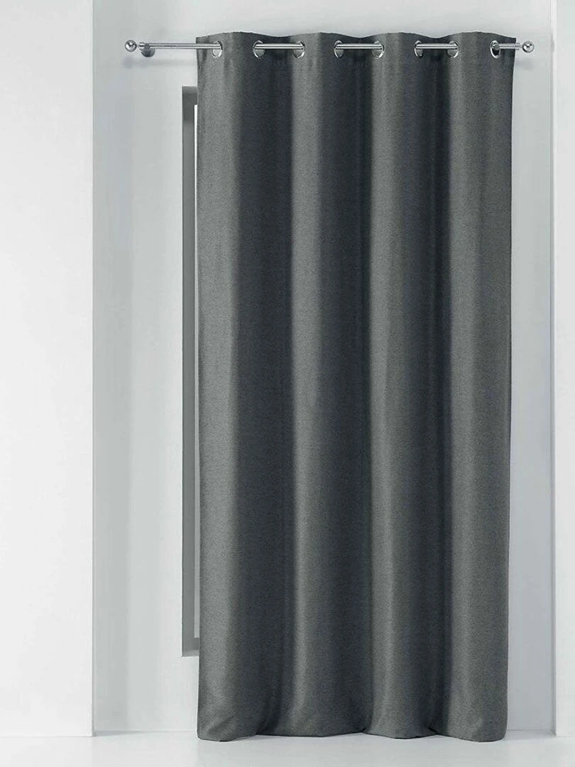 Rideau Chinea gris anthracite