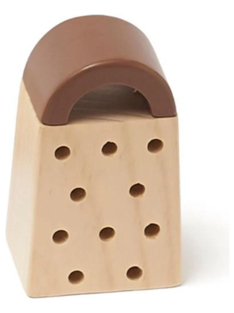 Ensemble ustensiles de cuisine en bois Kid's Hub   Kids Concept   Beige