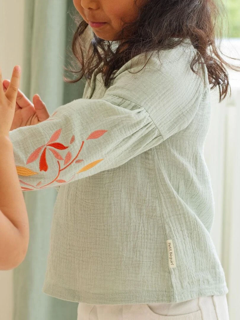 Blouse fille Minaouet   Vert