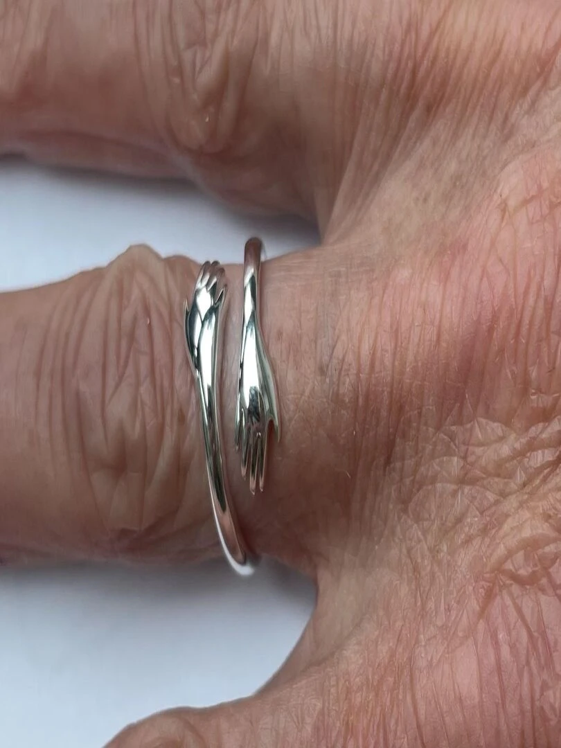 Bague calin réglable   Argent