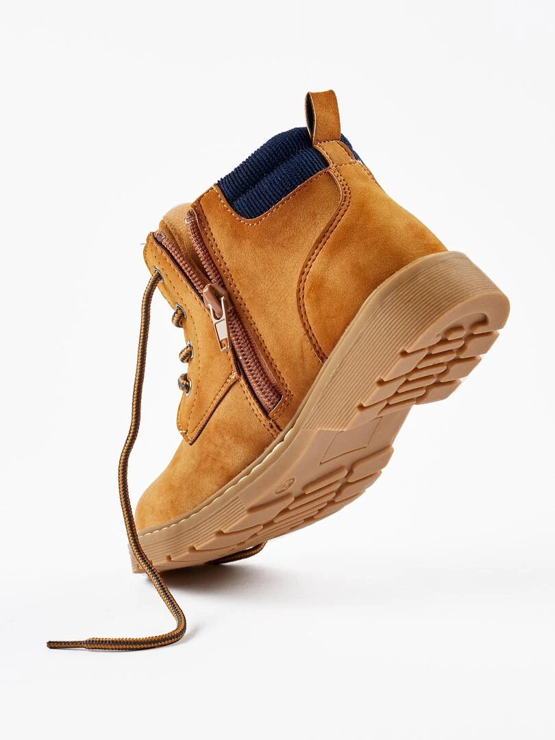 Bottes pour garçon   LITERATURE CLUB   Beige foncé