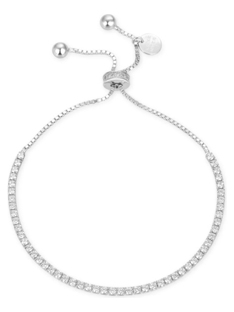 Bracelet  kileh en argent 925 et zircon brillant avec finition rhodiée   Argent
