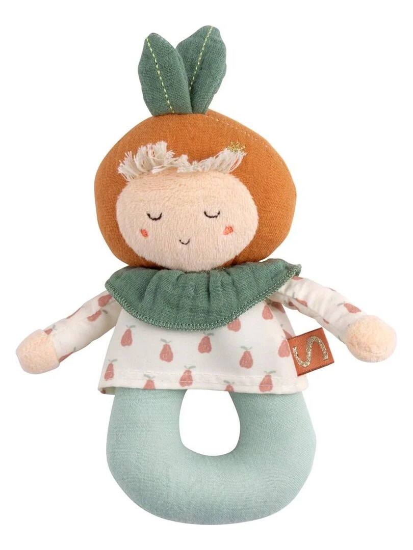 Hochet en coton SAUTHON Vert