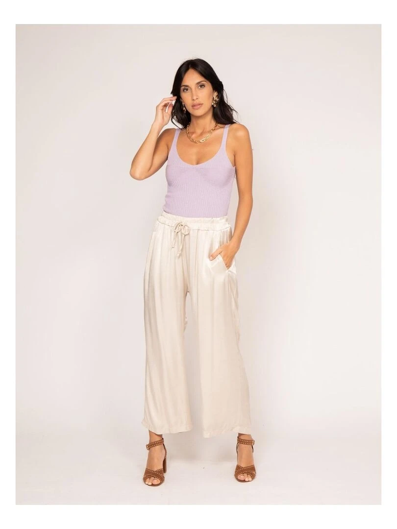 Debardeur maille FERIEL   Violet clair