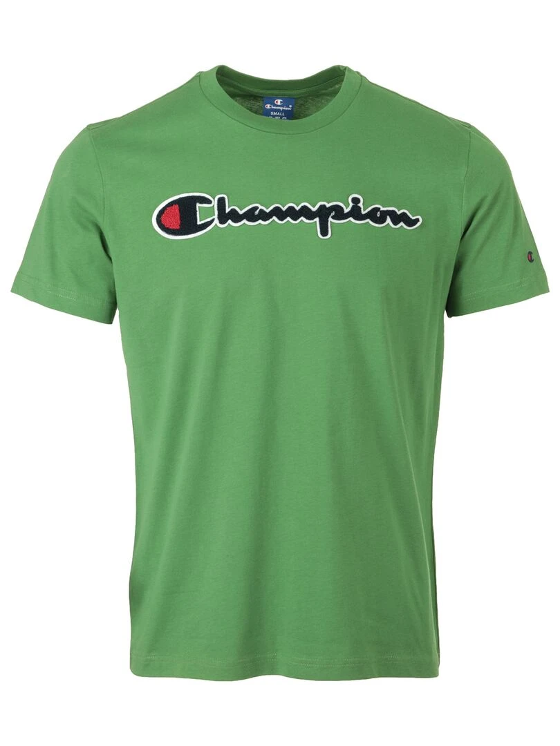 Champion Crewneck T Shirt Vert