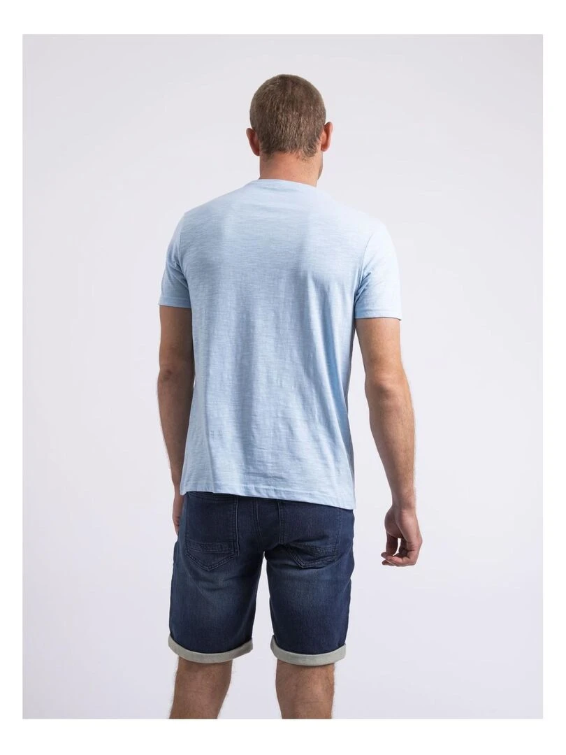 T shirt col rond NOLOLAND Bleu ciel