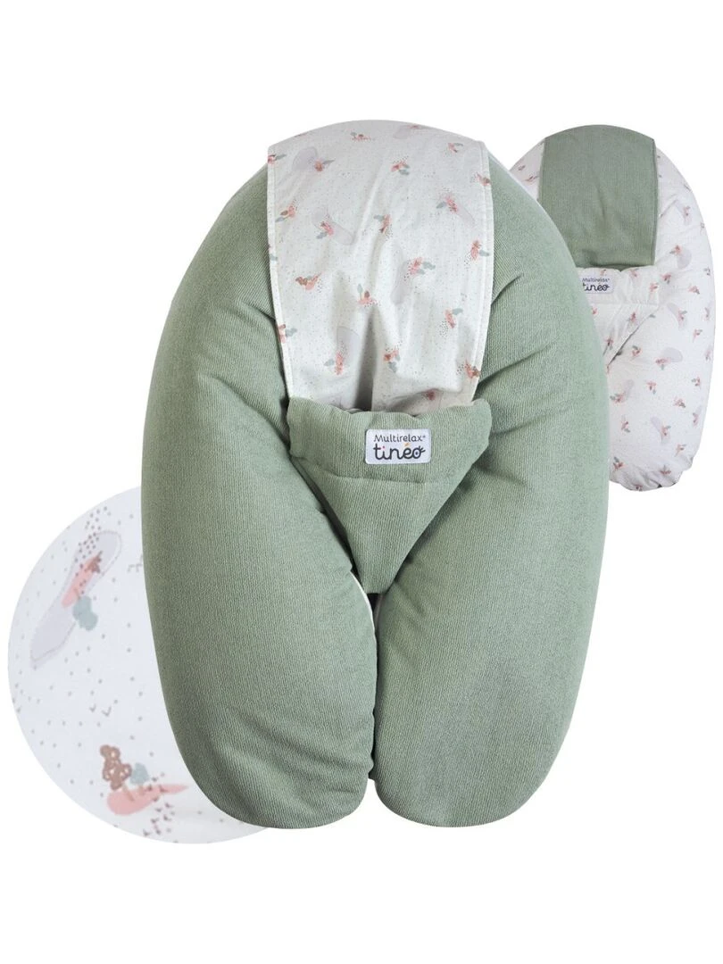 Tinéo   Coussin de maternité Multirelax éponge vert sauge   Vert