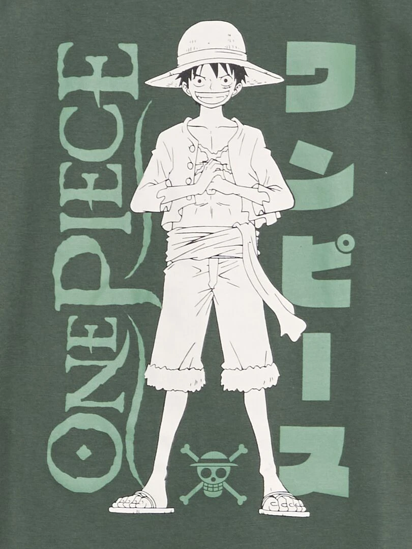 Ensemble de pyjama 'One Piece'   2 pièces   Vert