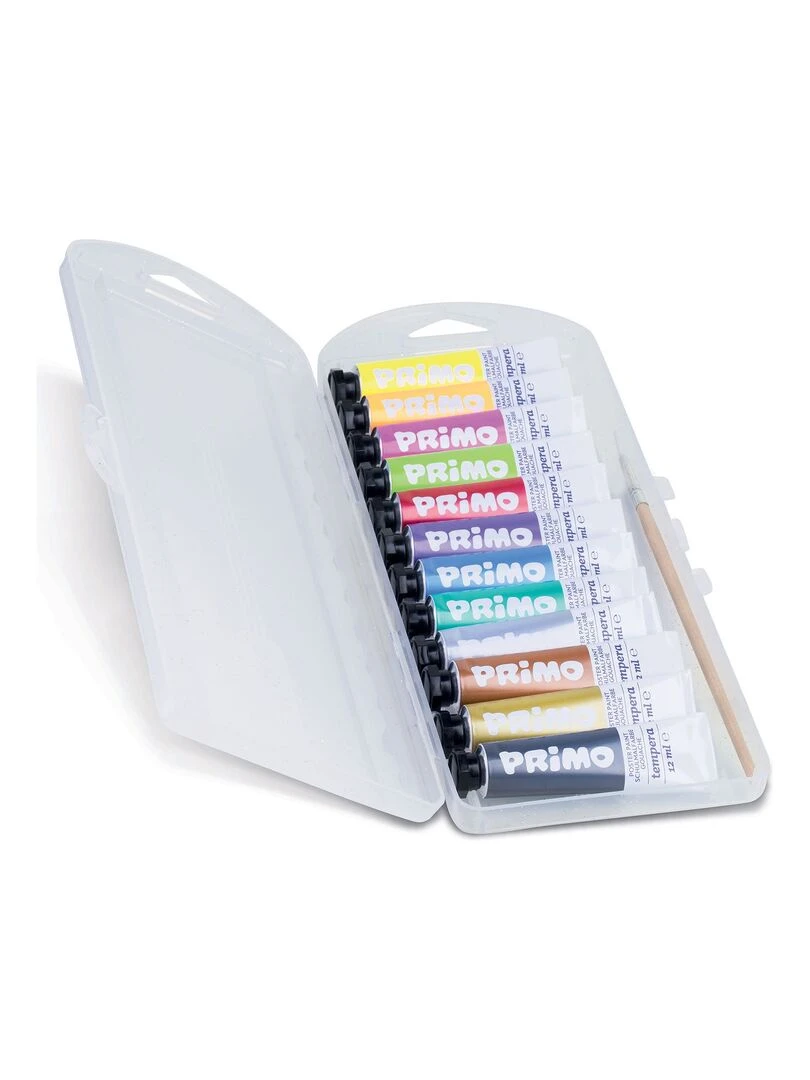 12 tubes de gouache fluo et métallique 12 ml N/A