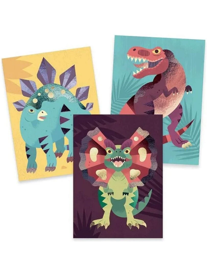 Tableaux Metal Jurassic Dinosaures   N/A