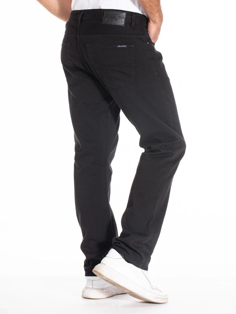 Jeans coupe droite RL70 coton WALKER 'Rica Lewis'   Noir